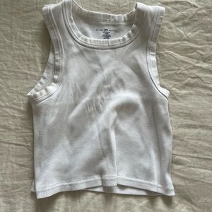 Brandy Melville Basic White Tank